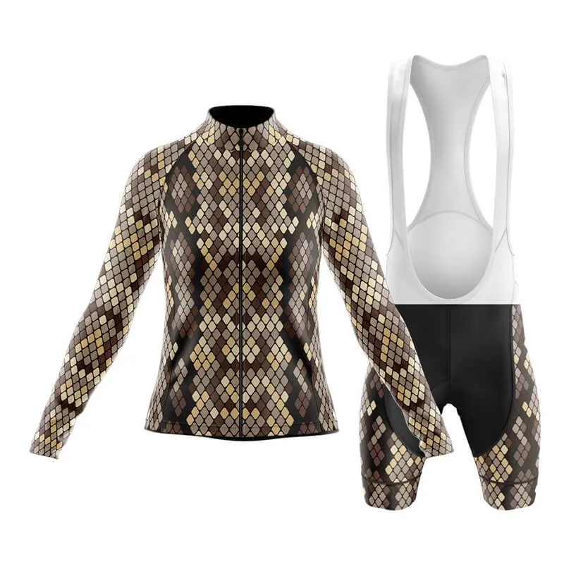 Brown Snake Skin Club Cycling Kit