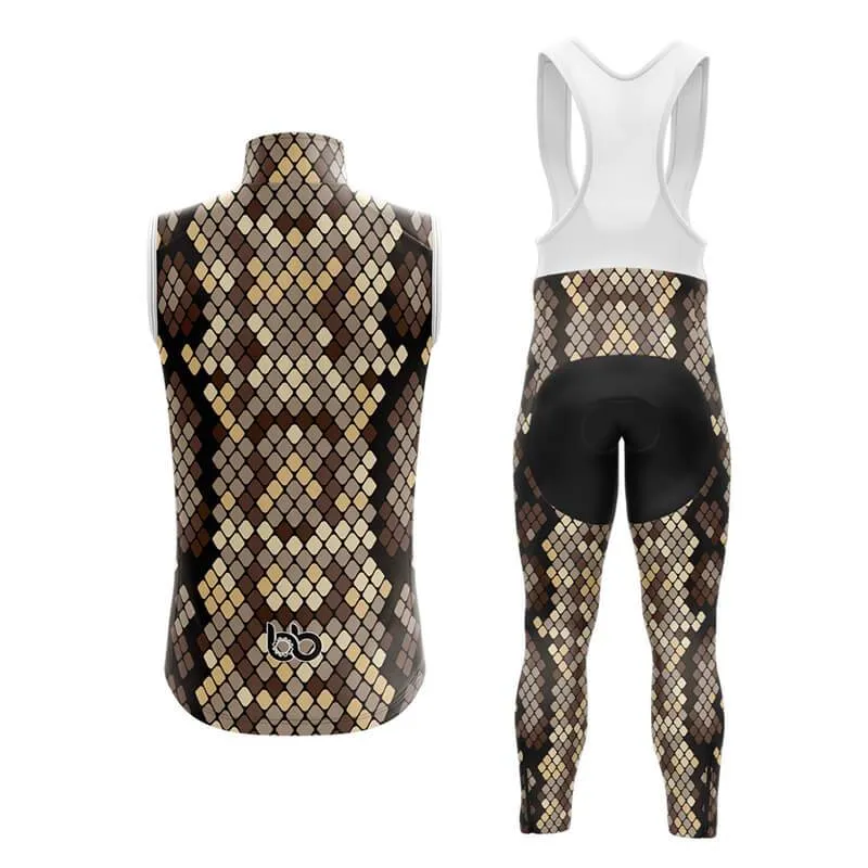 Brown Snake Skin Club Cycling Kit