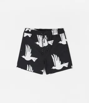 by Parra Static Flight Swim Shorts - Black