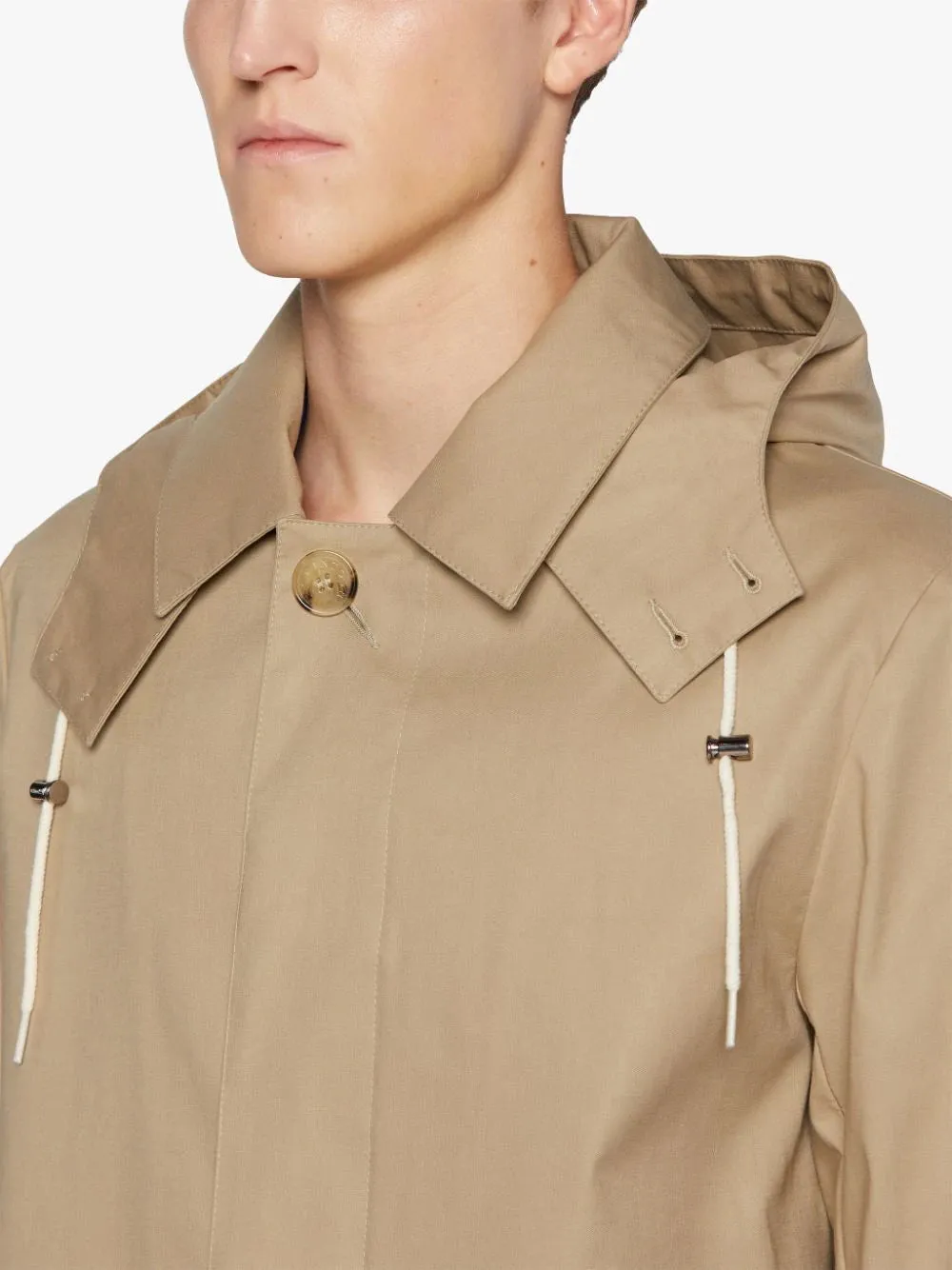 CAMBRIDGE HOOD RAINTEC COTTON COAT |  FAWN | GMC-112