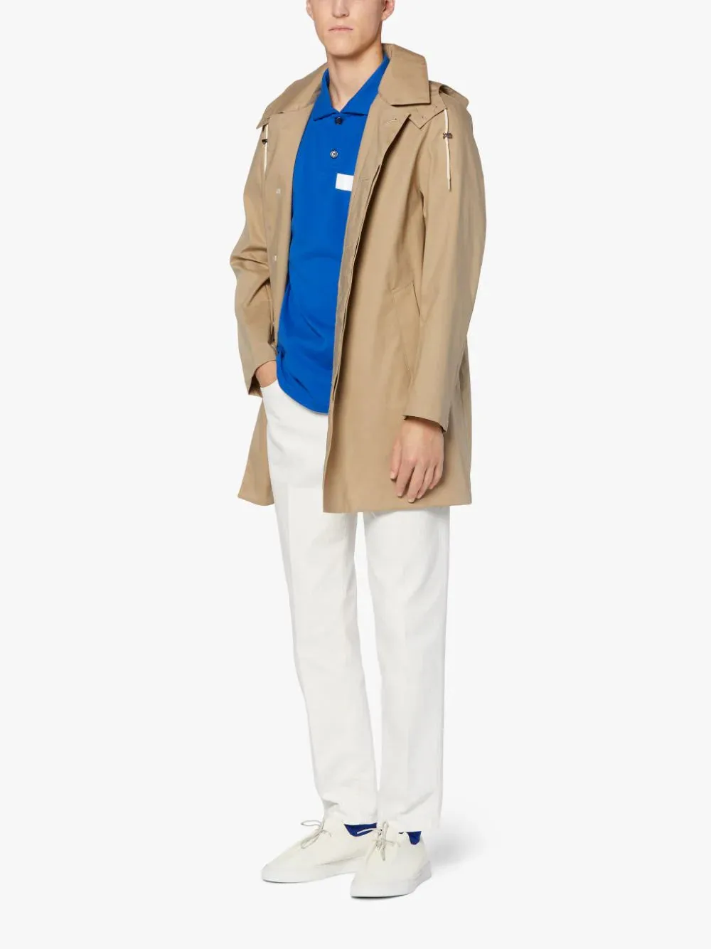 CAMBRIDGE HOOD RAINTEC COTTON COAT |  FAWN | GMC-112