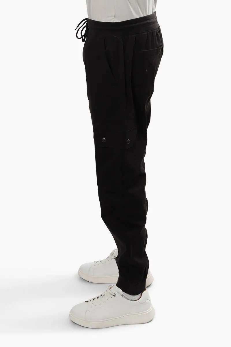 Canada Weather Gear Tie Waist Cargo Pants - Black