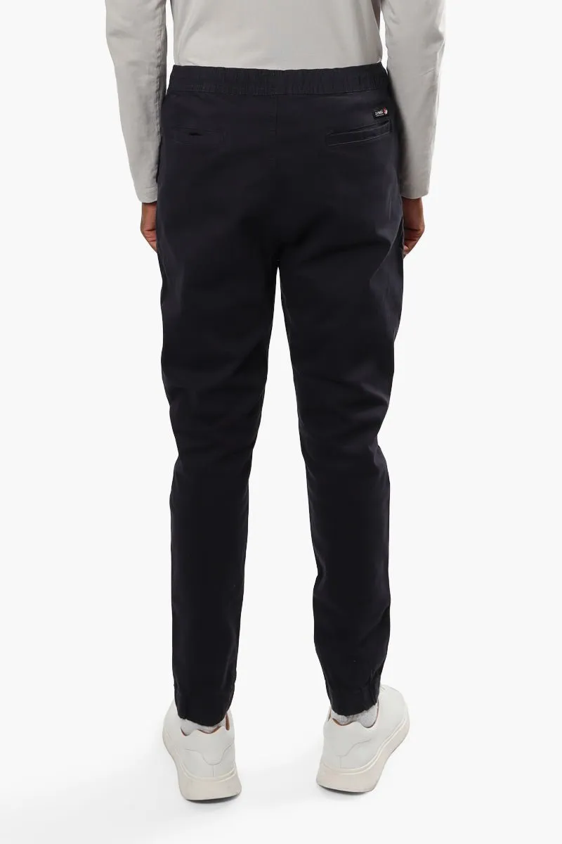 Canada Weather Gear Tie Waist Jogger Pants - Navy