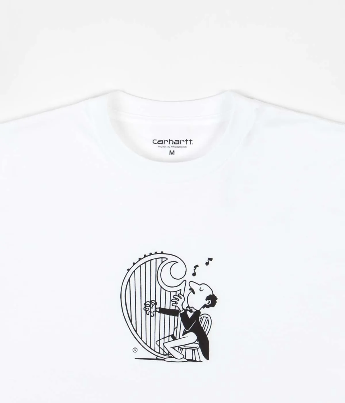 Carhartt Harp T-Shirt - White / Black