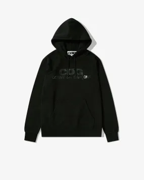 CDG - Monochrome Logo Hoodie - (Black)