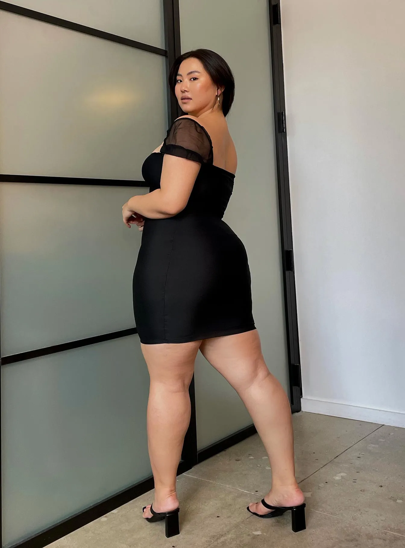 Charvi Mini Dress Black Curve