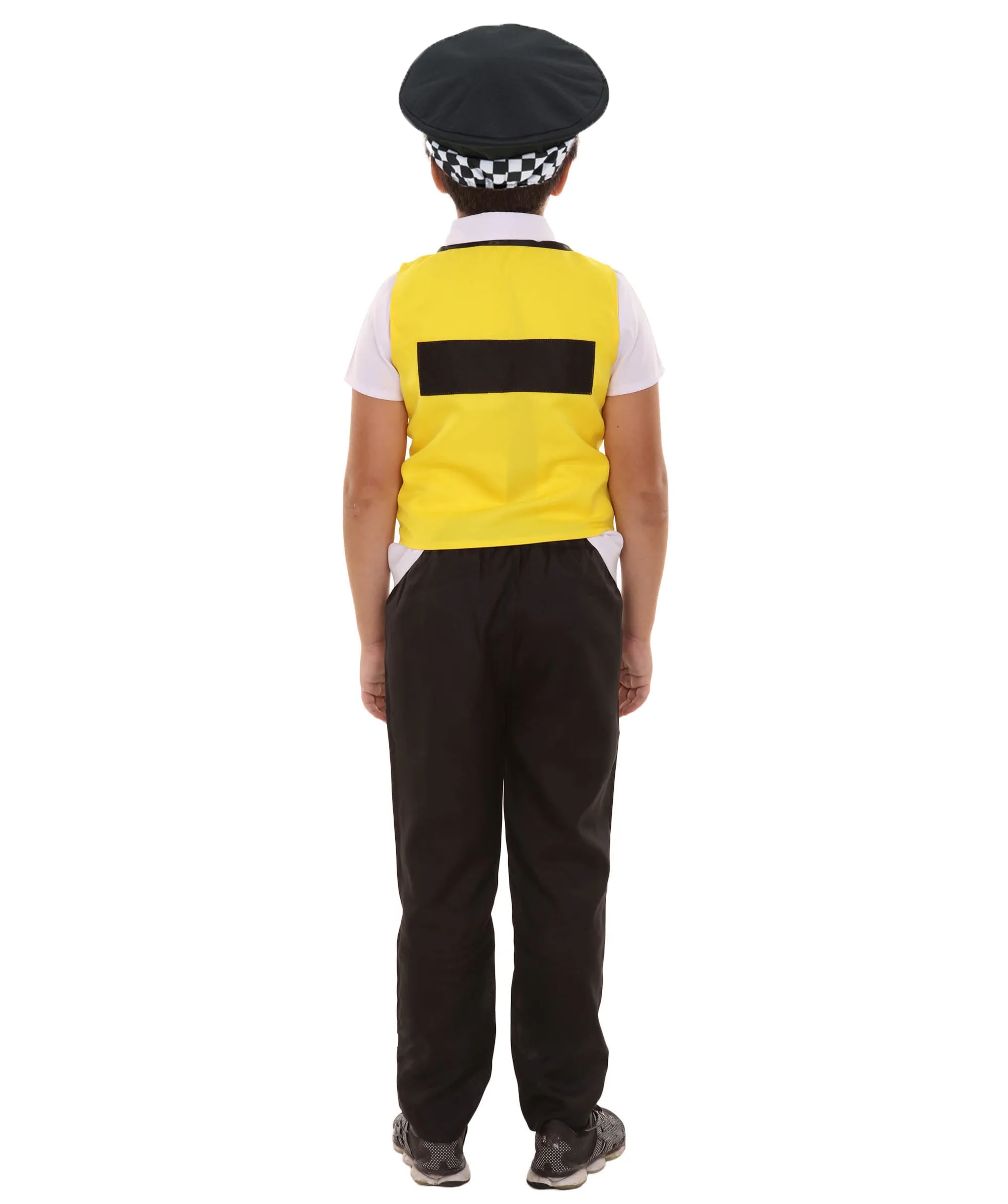 Child's Cop Costume | Yellow and Black Cosplay Costume