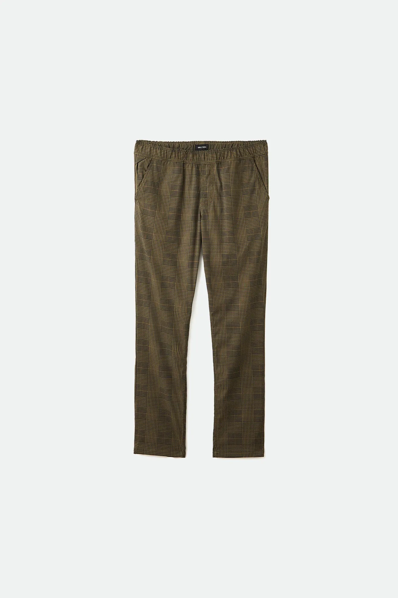 Choice E-waist Taper Utility Pant - Military Olive Plaid