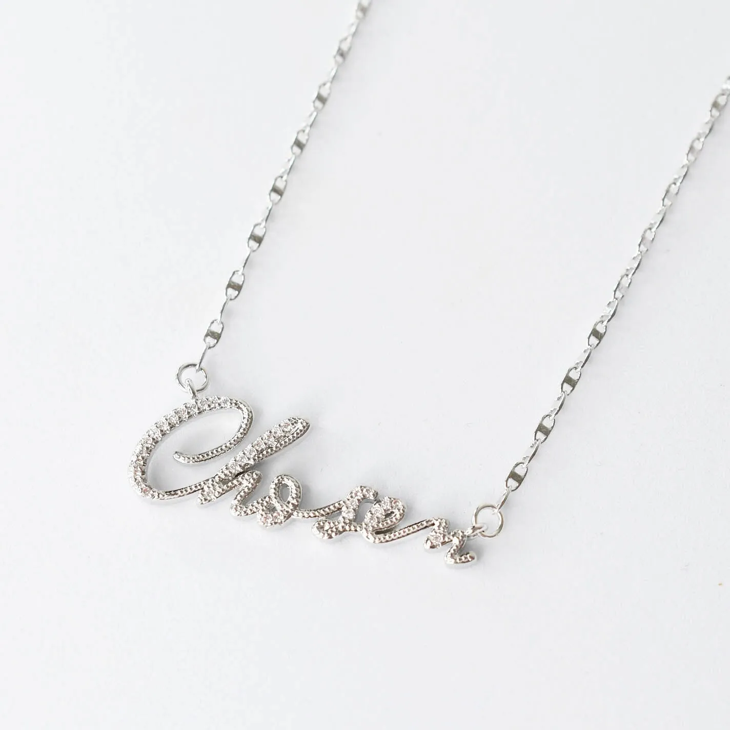 Chosen Silver Necklace I-48