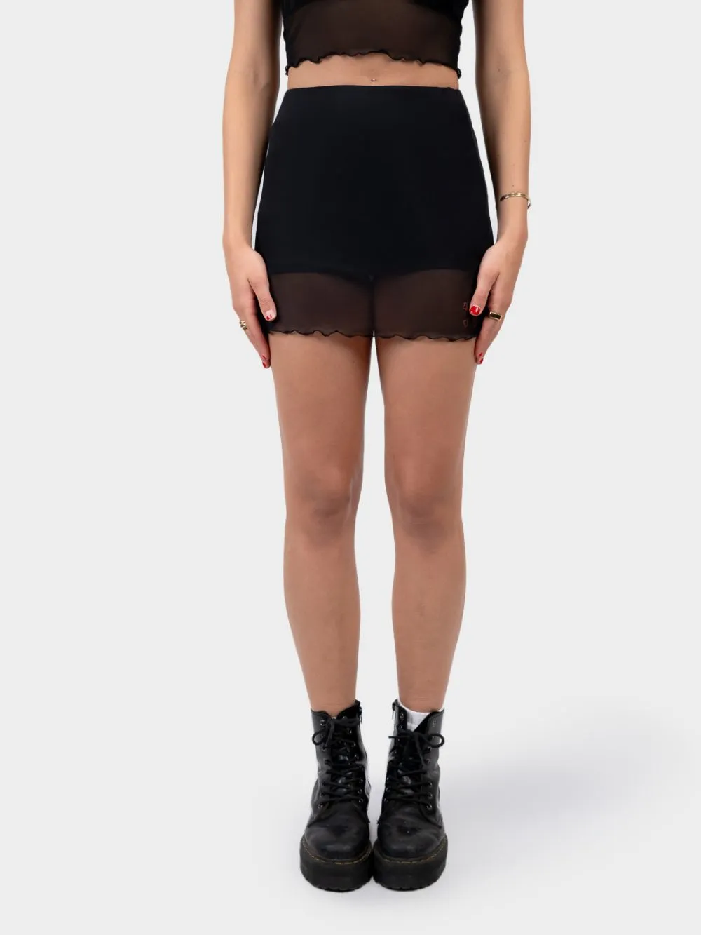 ClubSteeze Mesh Skirt - Black