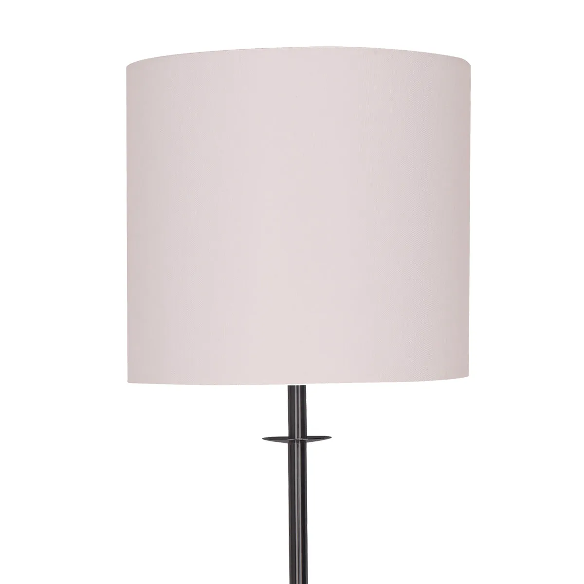 Concrete Base Metal Table Lamp, Off-White Linen Shade