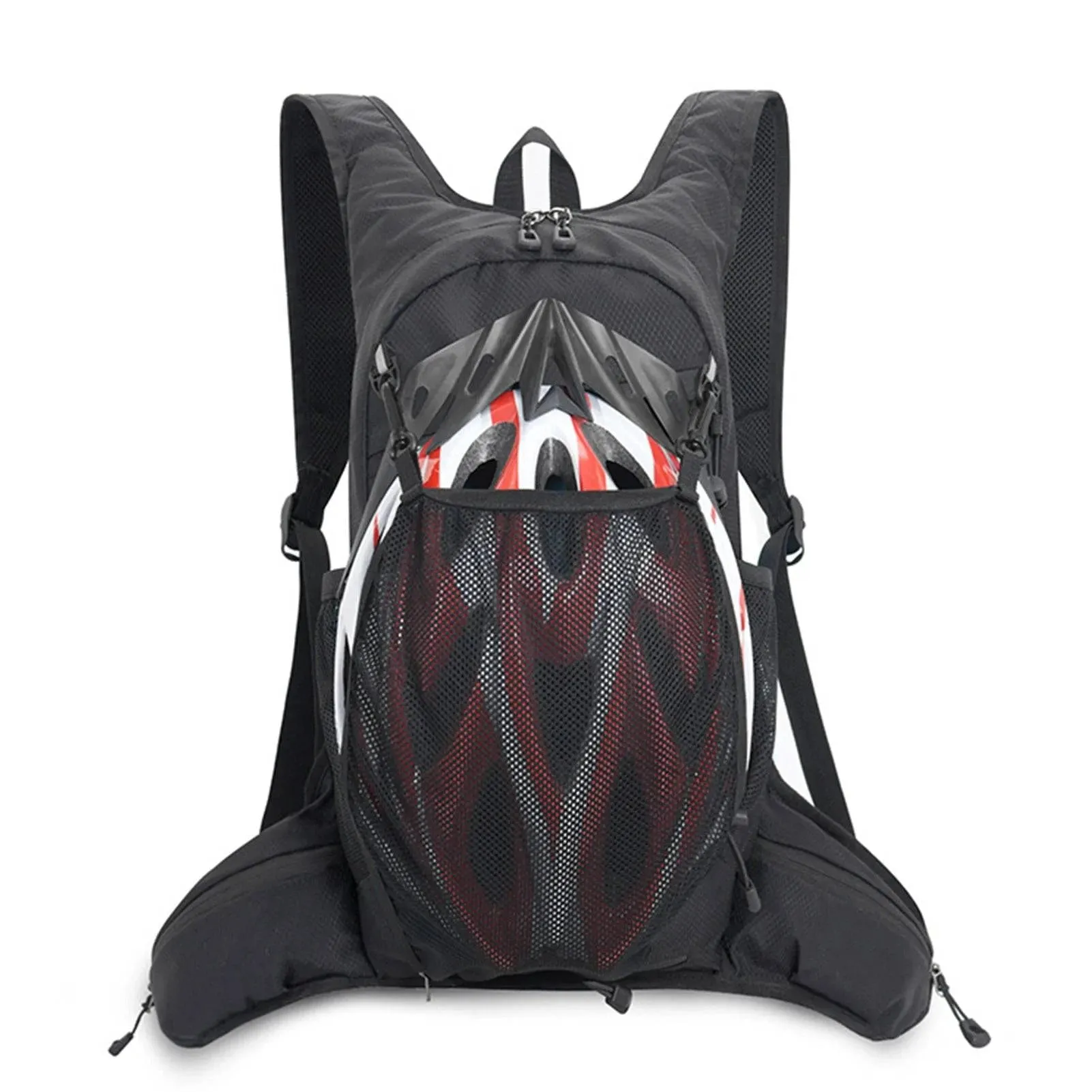 Cycling Backpack Lightweight Bike Backpack Outdoor Sports Travel Bag with Breathable Mesh Back & Reflective Stripes for Cycling