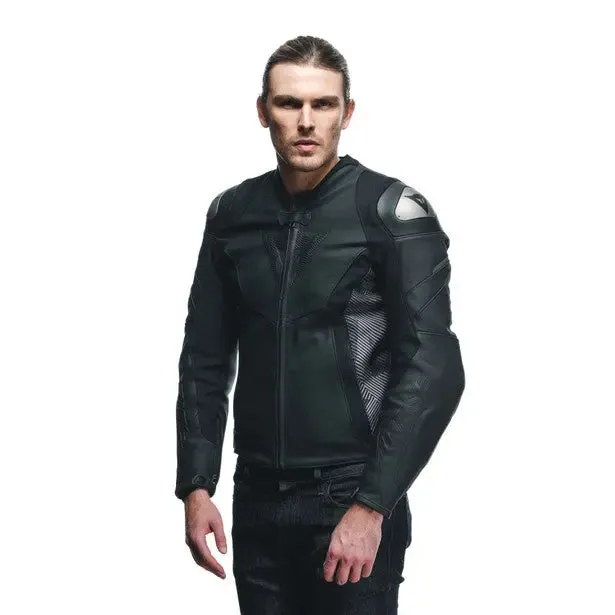 Dainese Avro 5 Leather Jacket Black / Anthracite