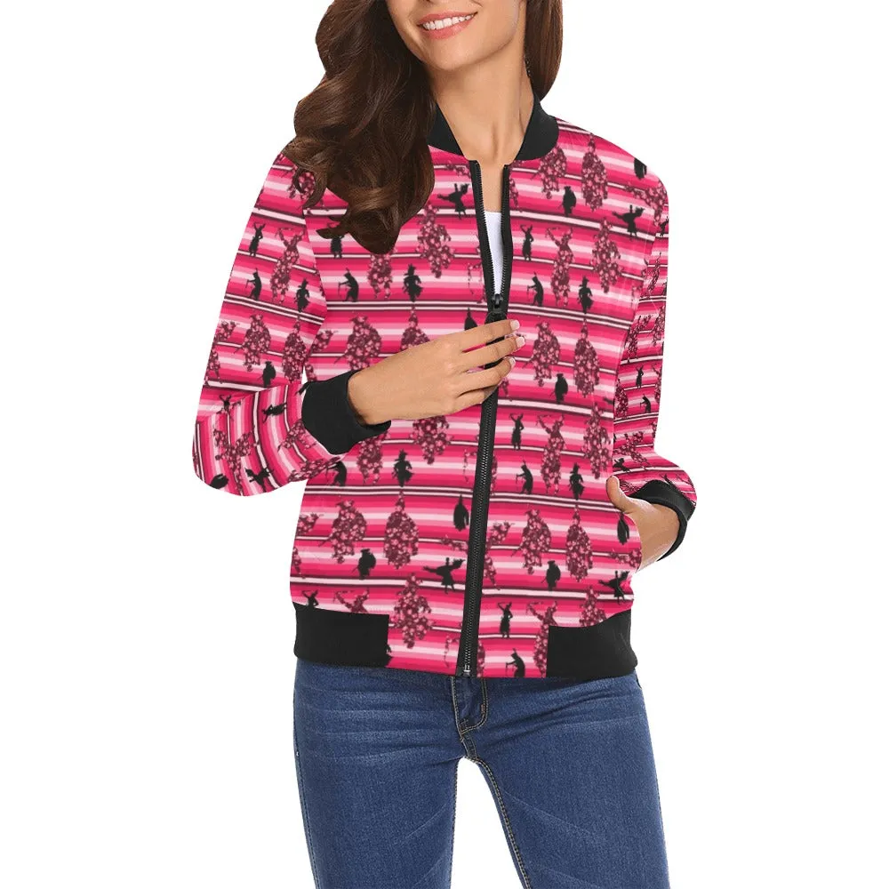 Dancers Floral Amour Bomber Jacket for Women