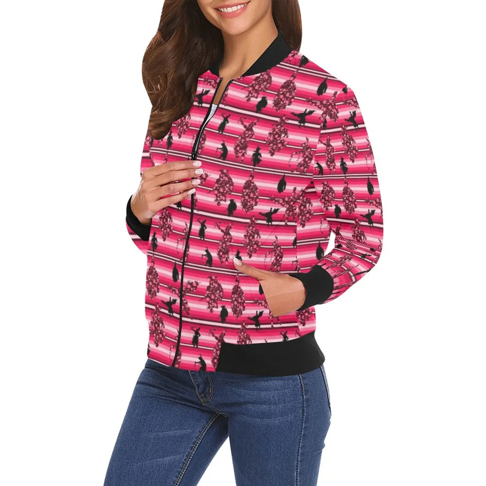 Dancers Floral Amour Bomber Jacket for Women