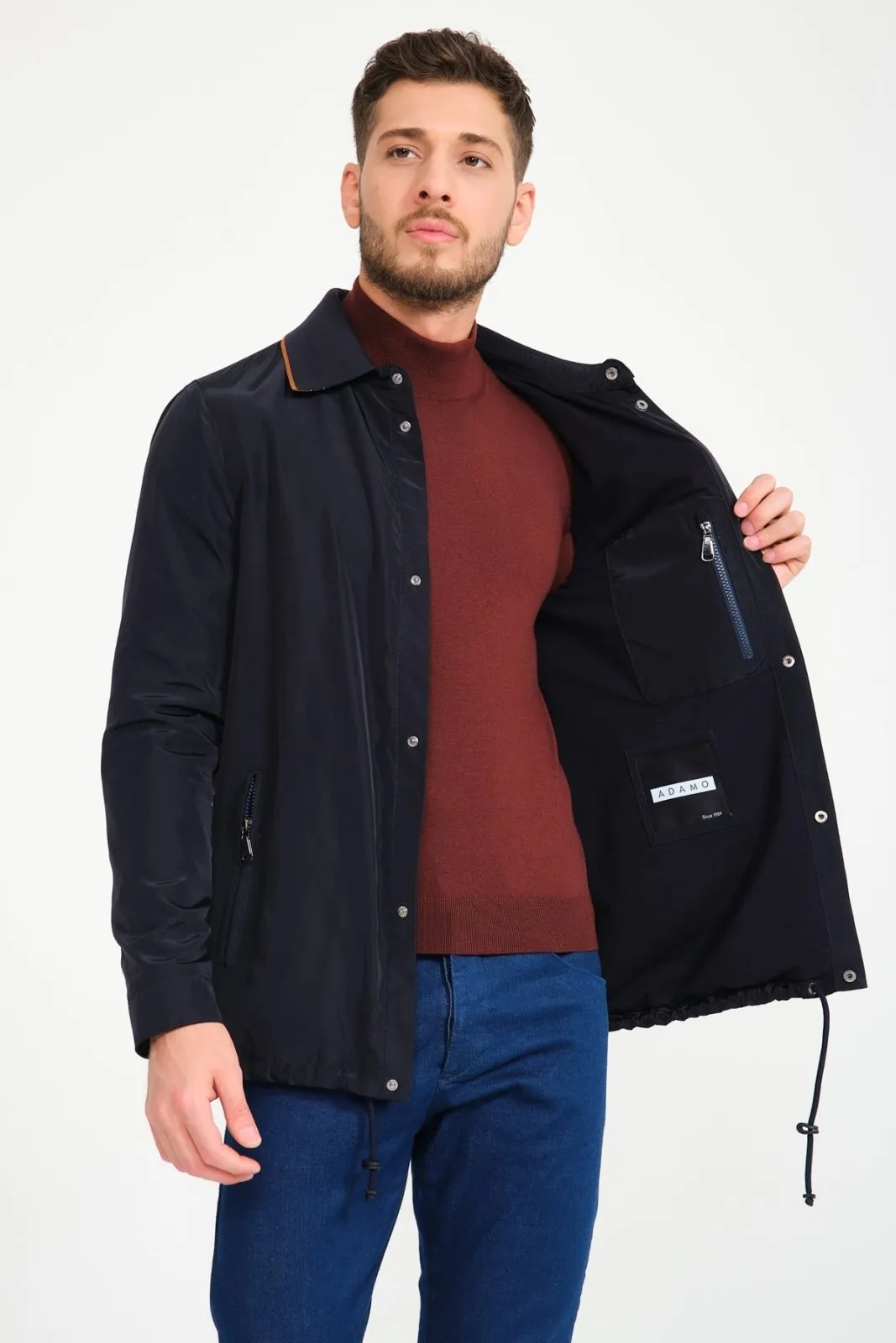 Dark Blue Waterproof Jacket