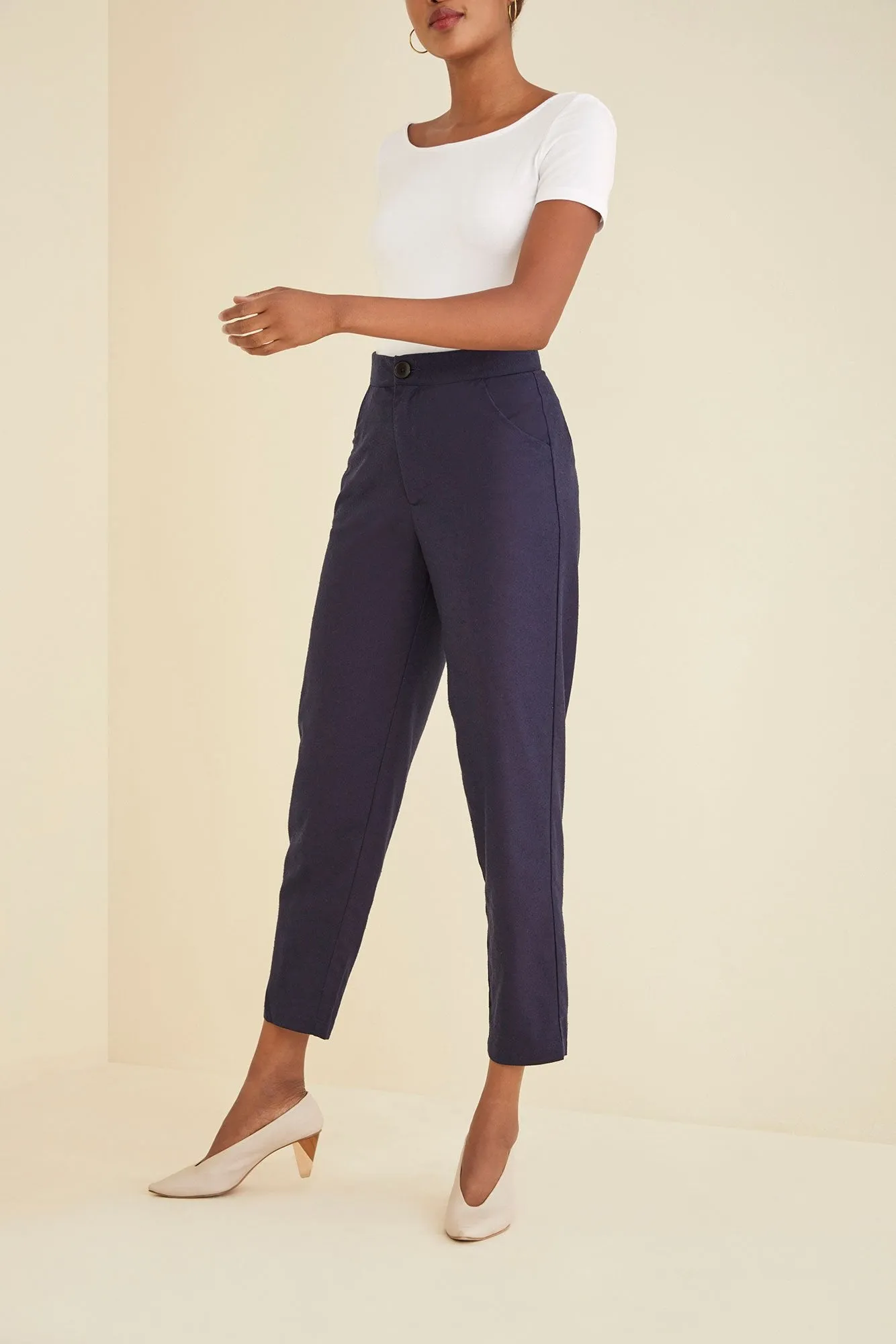 Dava Silk Noil Pants