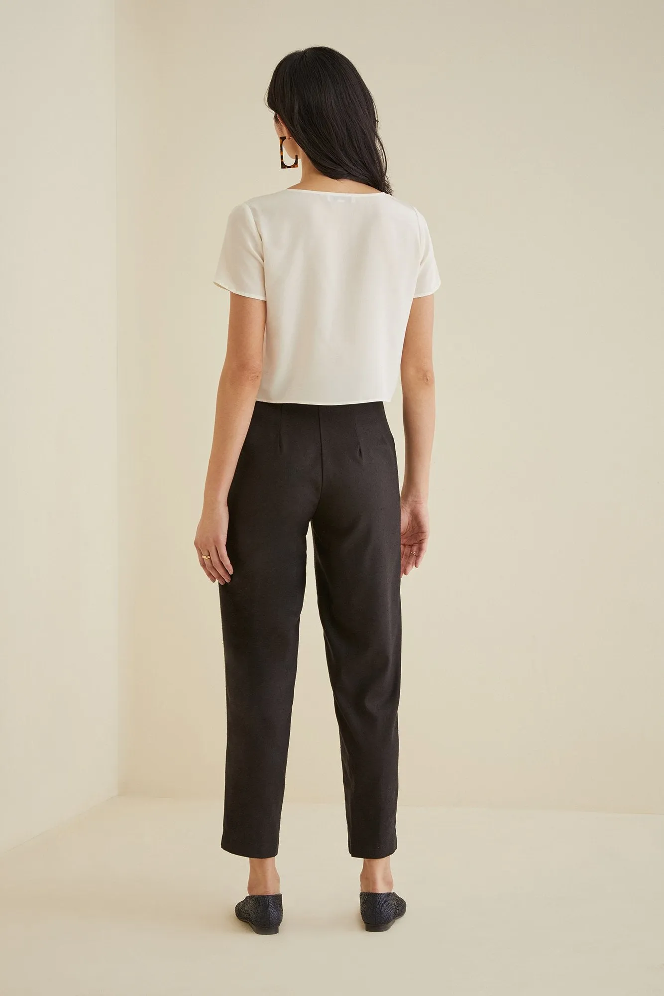 Dava Silk Noil Pants