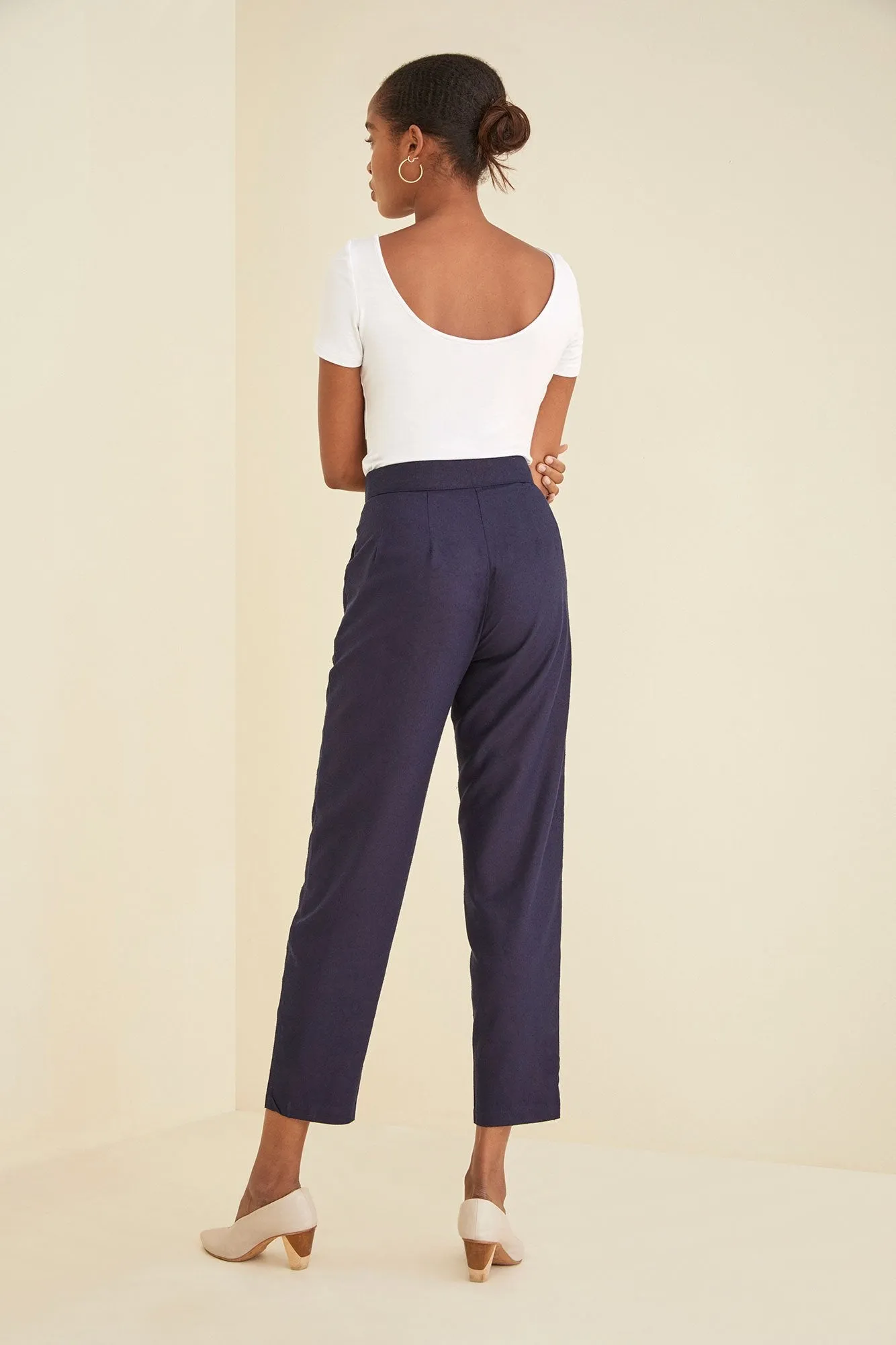 Dava Silk Noil Pants