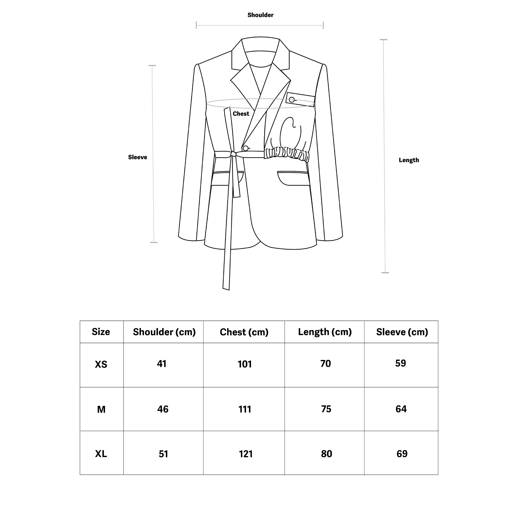 Deconstructed Blazer with Faux Front Placket