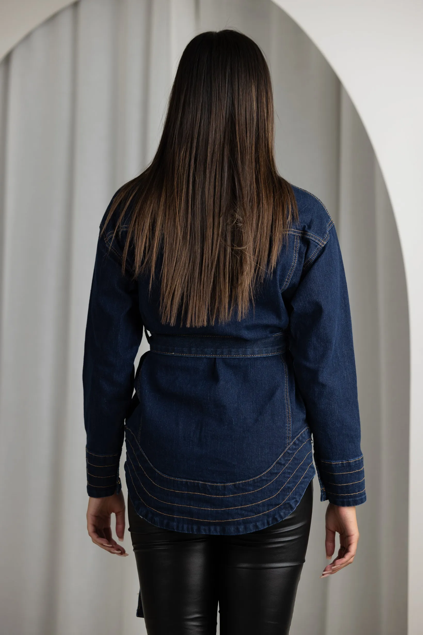 Denim Loop Shacket