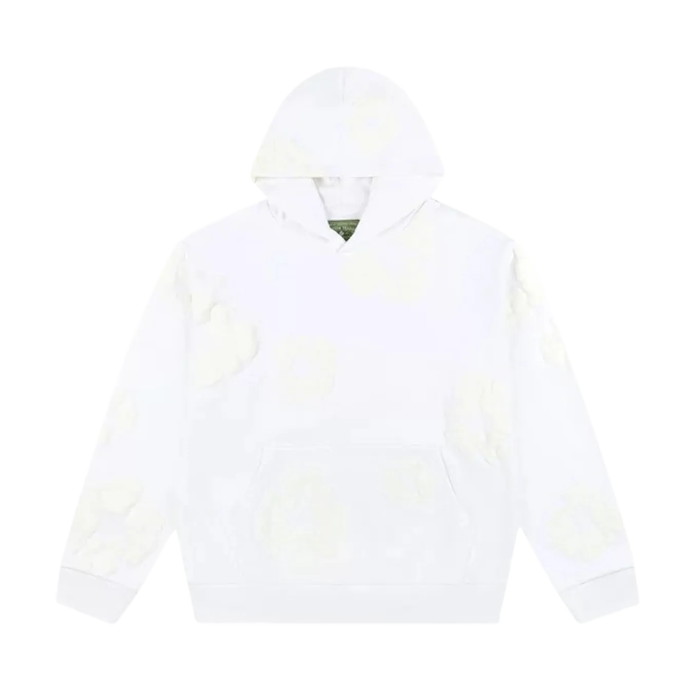 Denim Tears The Cotton Wreath Mono Hooded Sweatshirt 'White'