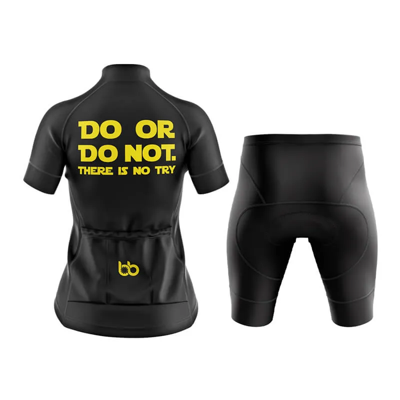 Do or Do not Club Cycling Kit (Black) (Yellow)