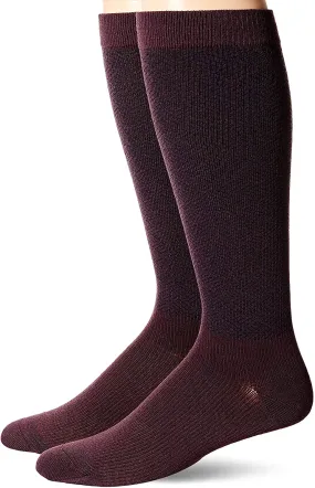 Dr. Scholl's Men's American Lifestyle Collection Pin Dot Over the Calf Compression Socks