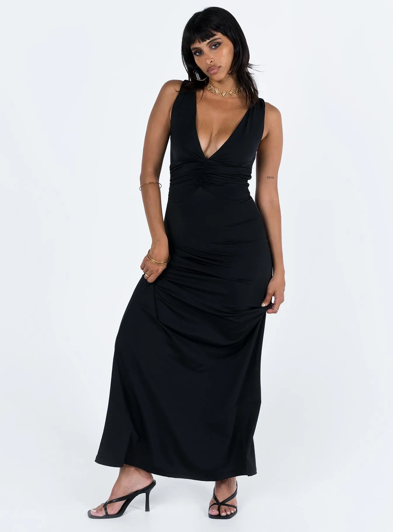 Ellia Maxi Dress Black