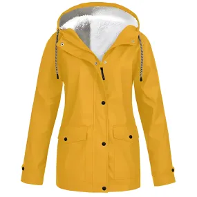 ELLIE | FLEECE LINED RAINCOAT