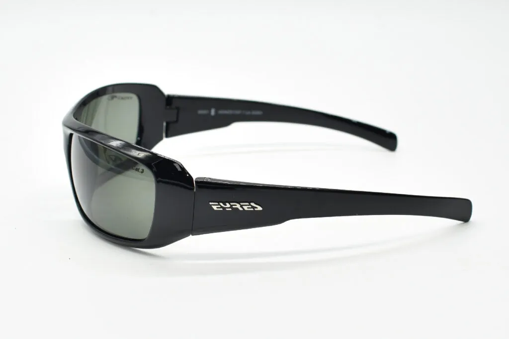 Eyres THUNDER Black Frame Polarised Grey Lens