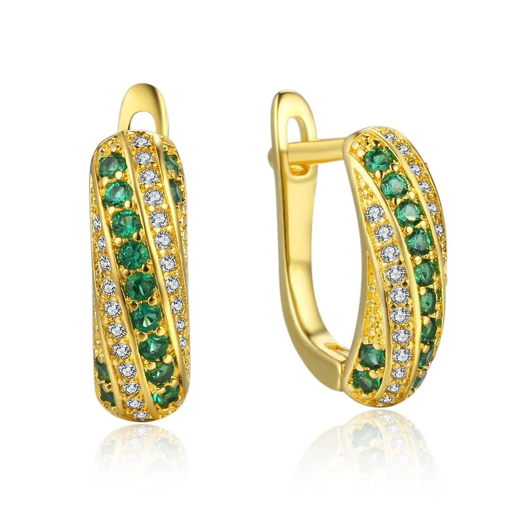 Fashion Hoop Earrings for WomenSimple Golden Colored Classic Jewelry for Women Stylish Jewelry for Women