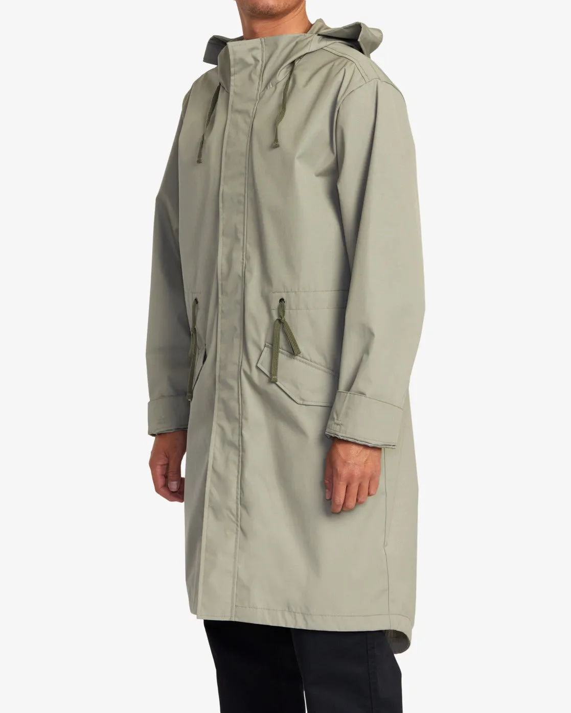 Fishtail Raincoat - Aloe