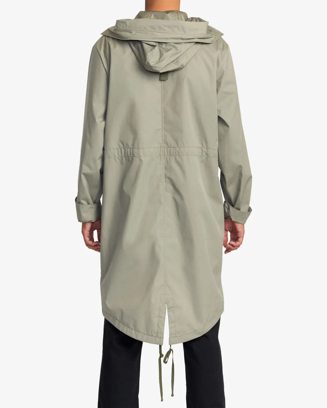 Fishtail Raincoat - Aloe