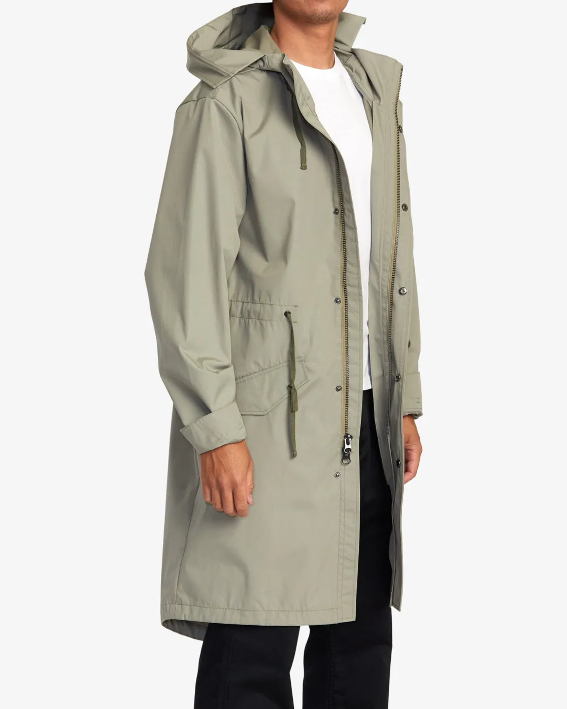 Fishtail Raincoat - Aloe