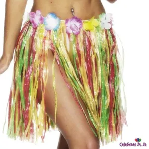 Flowered Hula Skirt