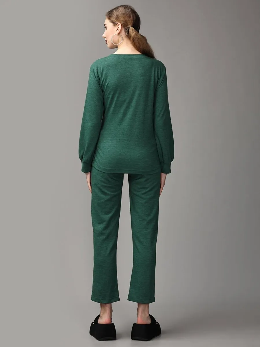 Fo-rest Spot Maternity and Nursing Sweatshirt Co- Ord Set