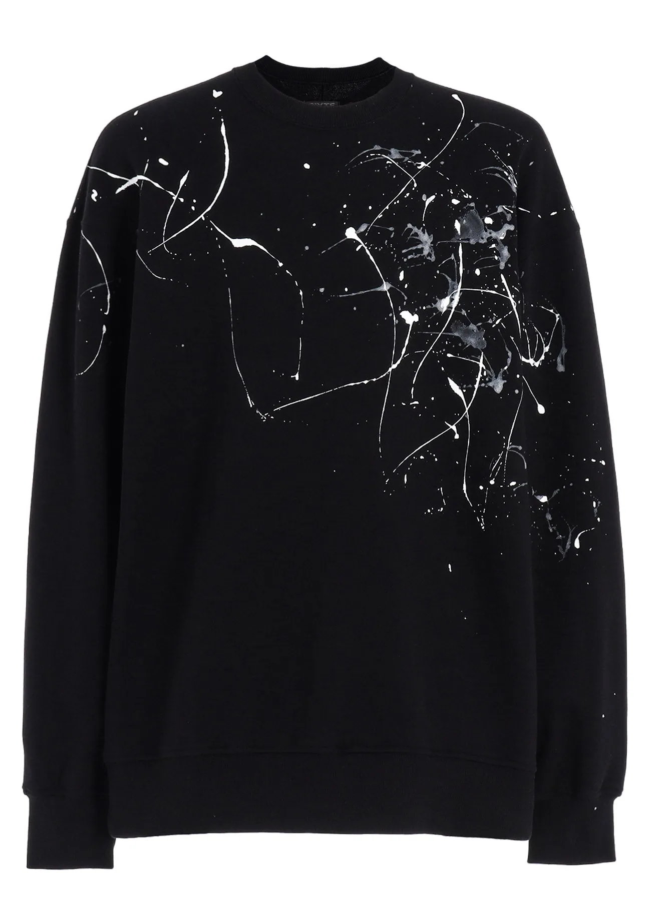 FRENCH TERRY SPLASH PAINTED PULLOVER