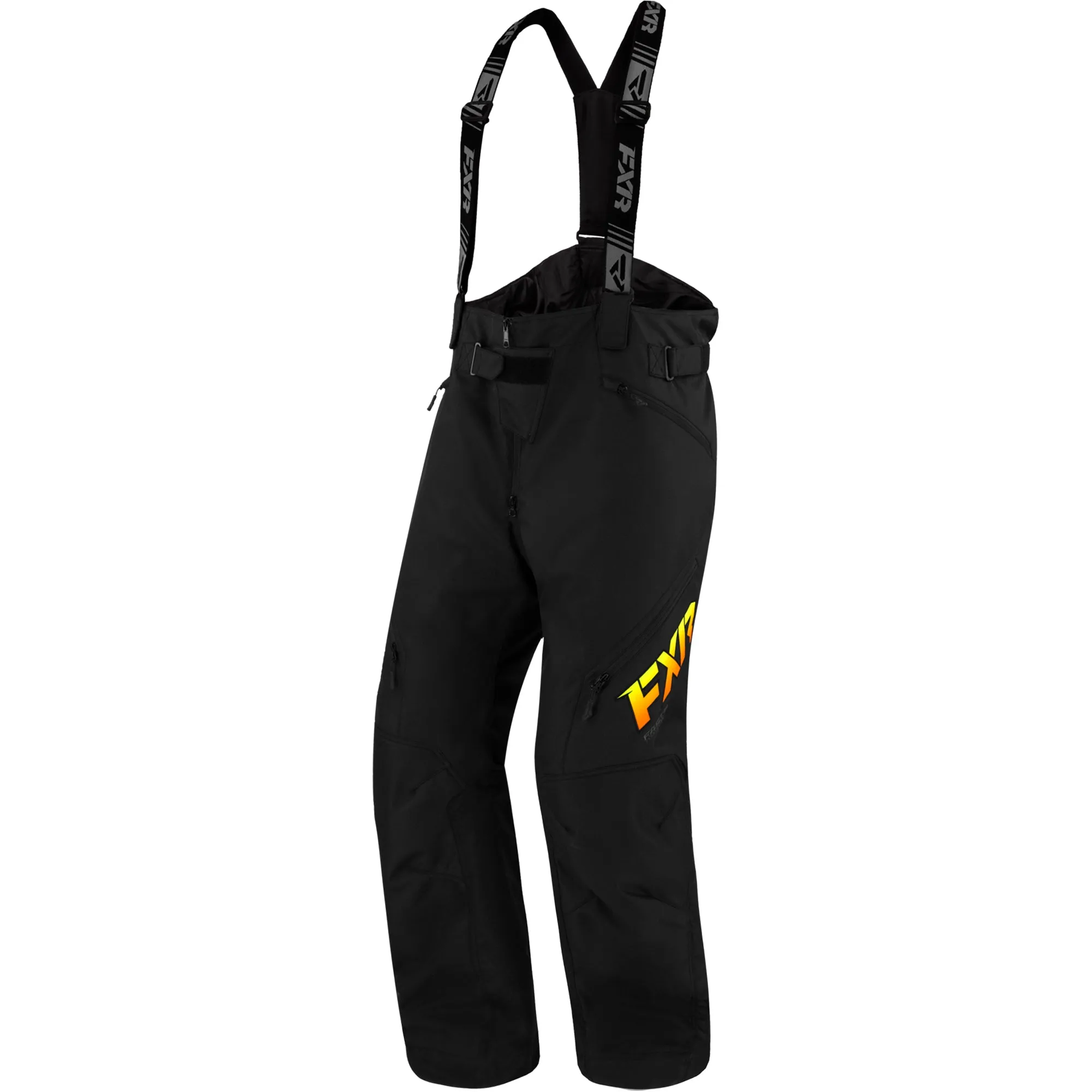 FXR Clutch FX Snowmobile Pants Black/Inferno