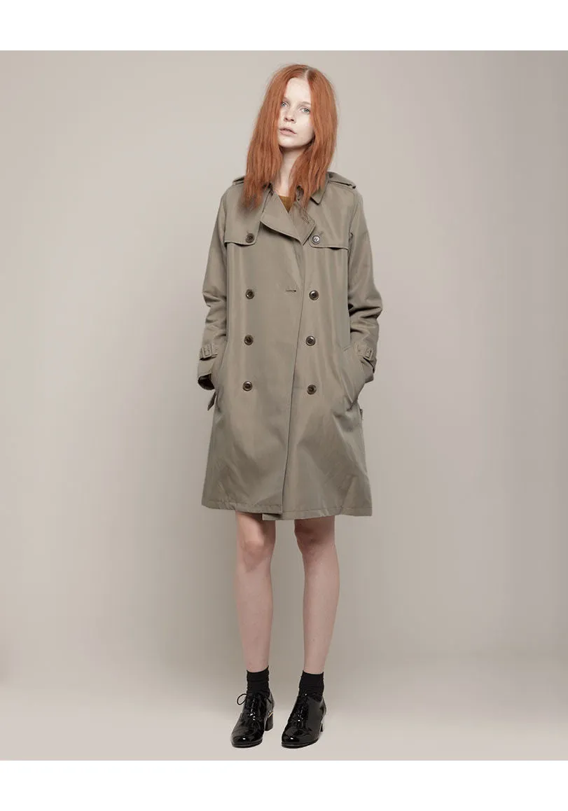 Gabardine Trench Coat