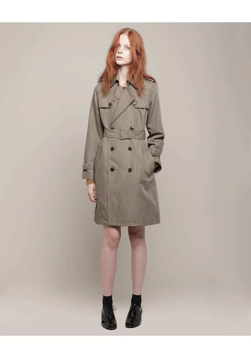 Gabardine Trench Coat