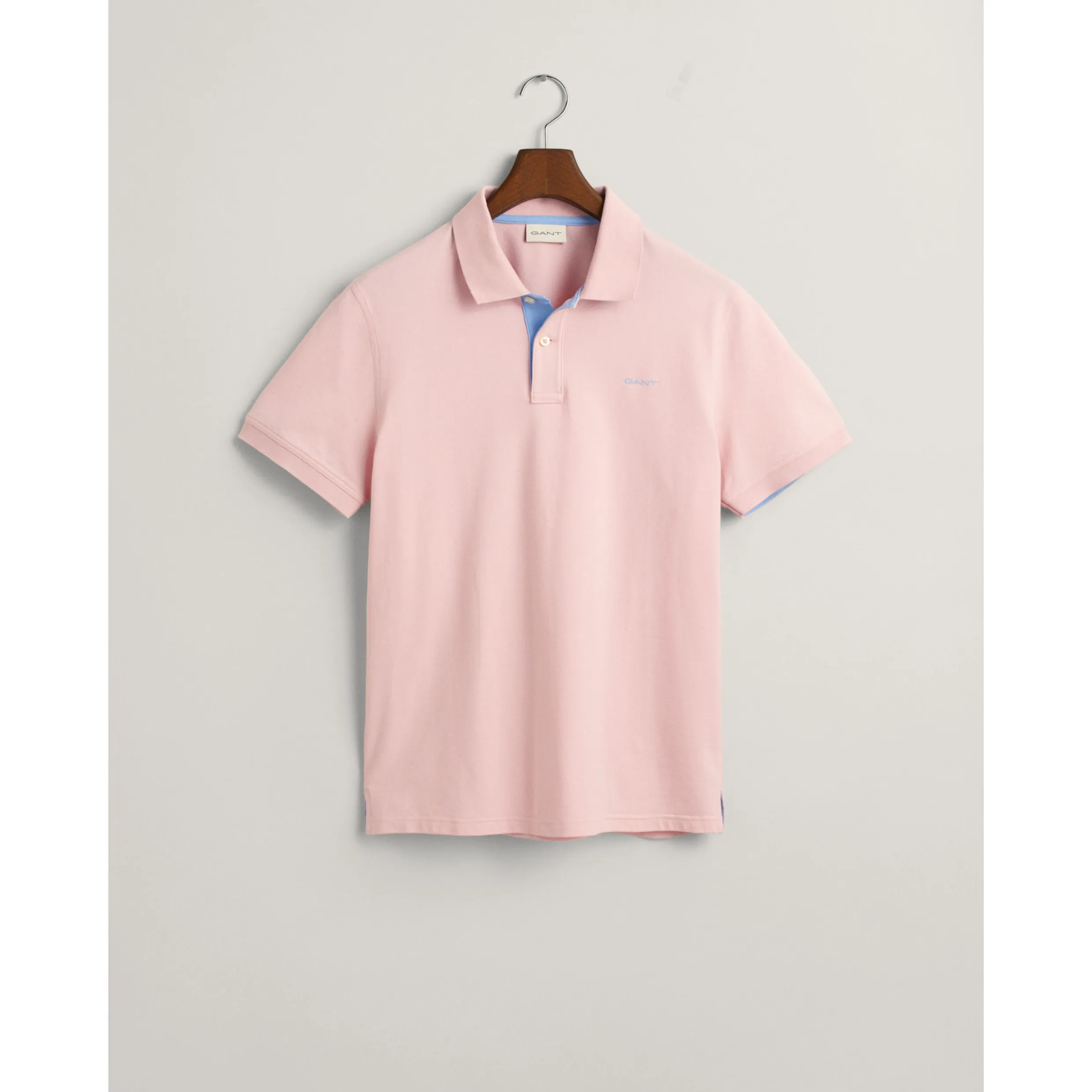 GANT Contrast Stretch Piqué Polo Shirt 2062026 Faded Pink