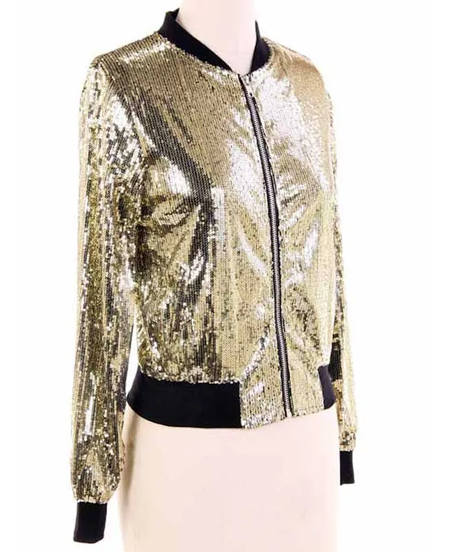 Gold Sequins Jacket