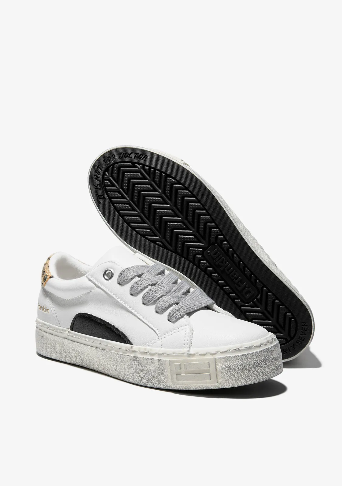 Half Moon Low White / Black / Leopard