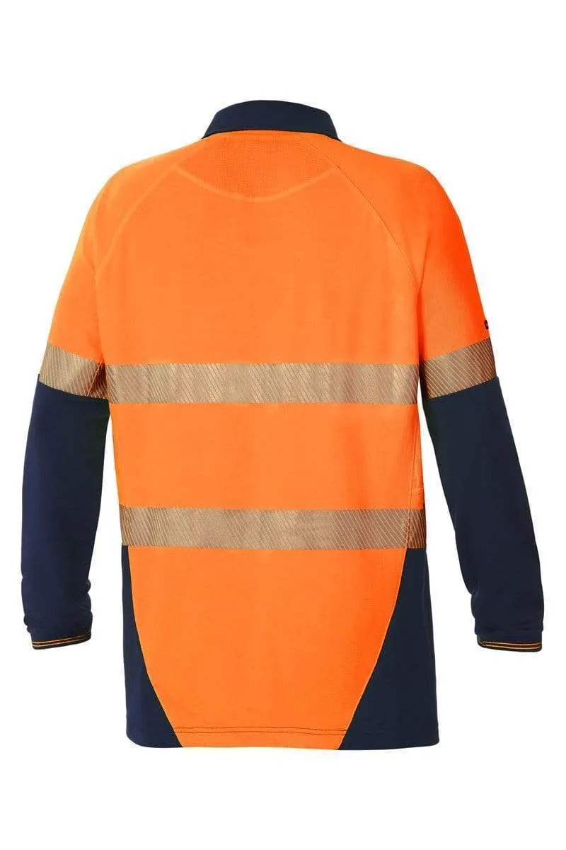 Hard Yakka 2 Tone Taped Hi Vis Polo Shirt Y11379