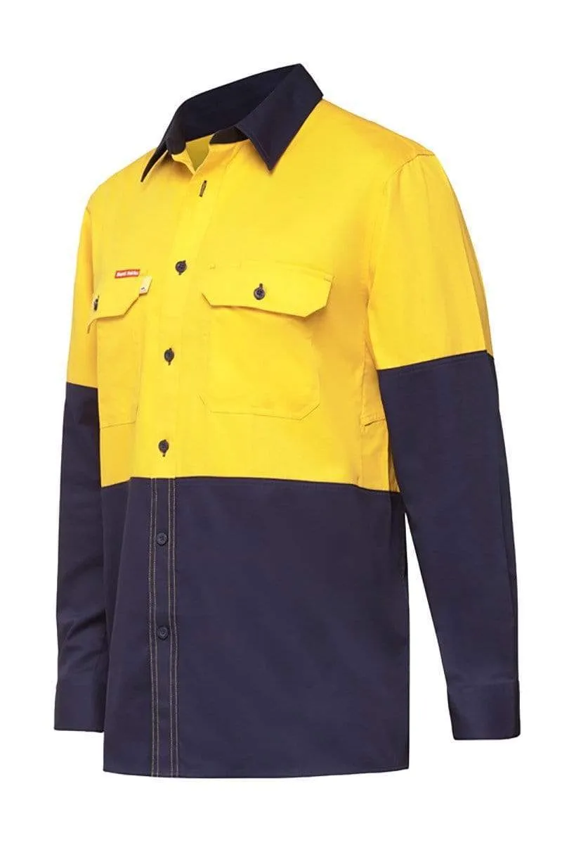 Hard Yakka Koolgear Ventilated LS Hi Vis Shirt Y07730