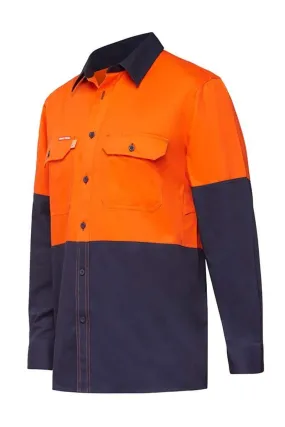 Hard Yakka Koolgear Ventilated LS Hi Vis Shirt Y07730