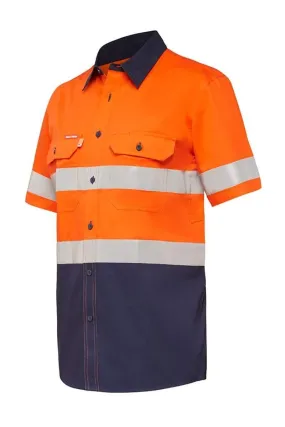 Hard Yakka Vented Taped Hi Vis Shirt Y07735