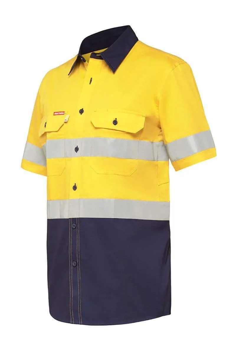 Hard Yakka Vented Taped Hi Vis Shirt Y07735