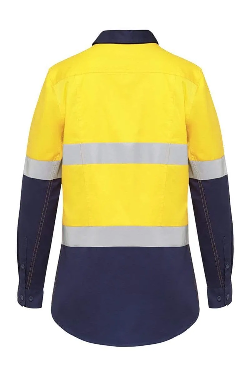 Hard Yakka Women's Reflective Hi Vis Work Shirt Y08220